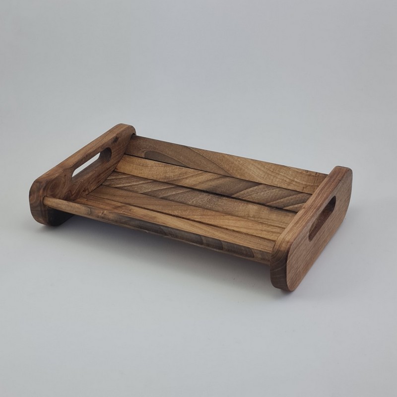 سینی میوه چوبی مدل Walnut Orchard